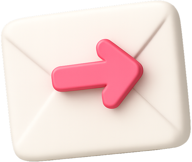 Envelope with arrow