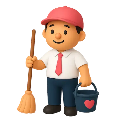 Professional bond cleaner with cleaning supplies